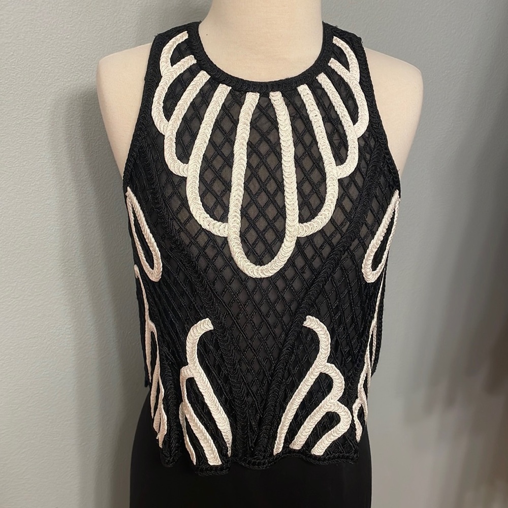 NWOT Maje Crochet Crop Top - Size 1